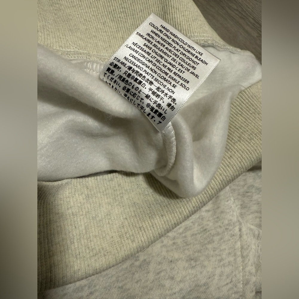 NWT ESSENTIALS Fear of God Hooded Sweatsuit Set | Hoodie & Joggers | Oatmeal - Picture 5 of 12